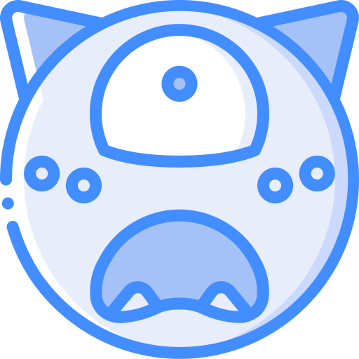 Worried Basic Miscellany Blue icon