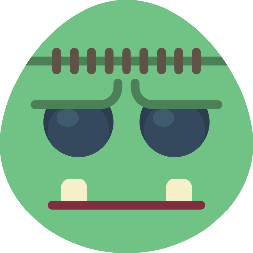 zombie Basic Miscellany Flat icoon