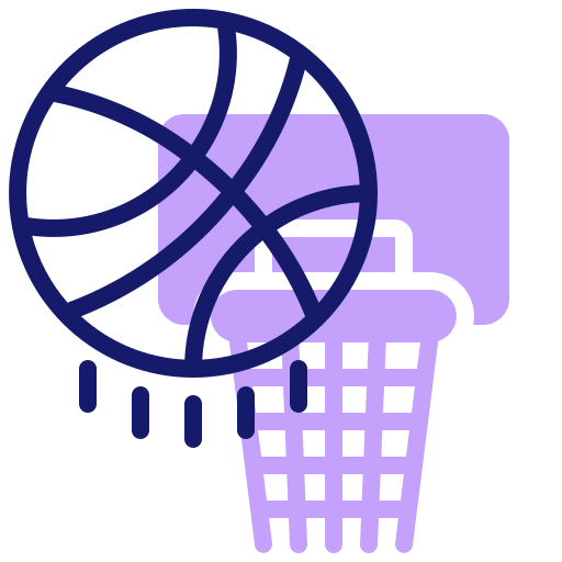 basketball Inipagistudio Lineal Color icon