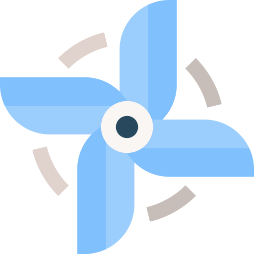 windmühle Basic Straight Flat icon