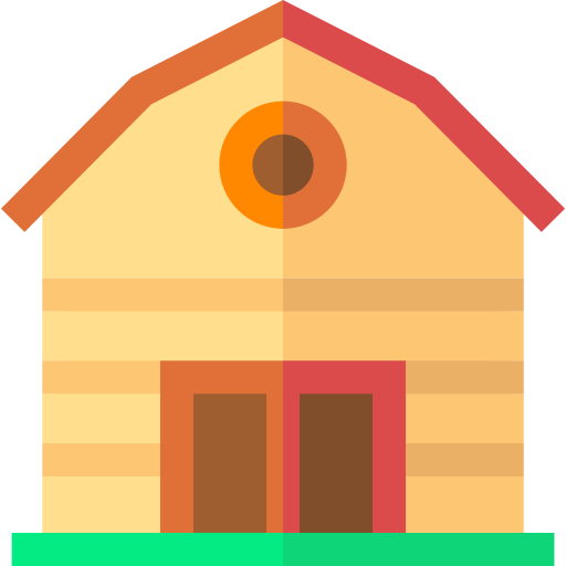 Barn Basic Straight Flat icon