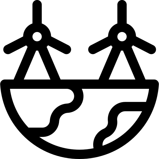 vent Basic Rounded Lineal Icône