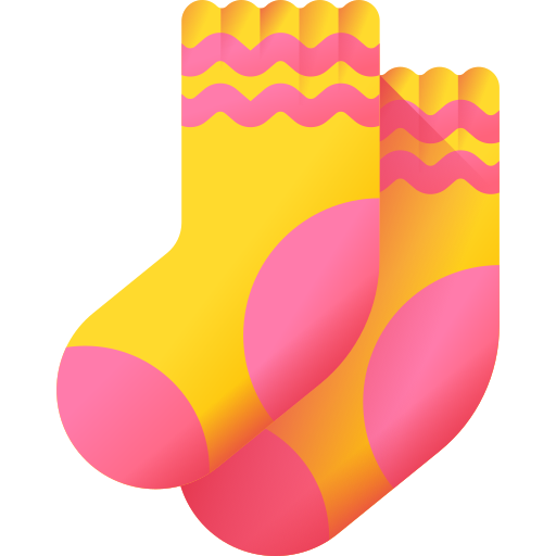 chaussettes 3D Color Icône
