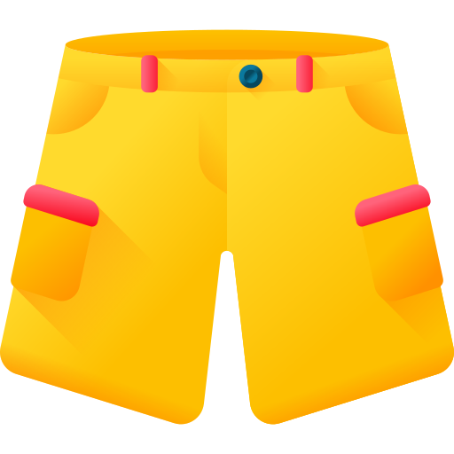 Pants 3D Color icon