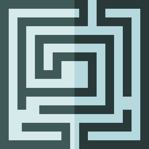 labyrint Basic Straight Flat icoon
