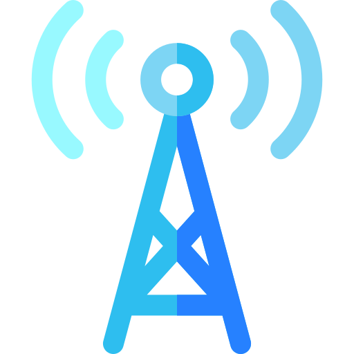 antena Basic Rounded Flat Ícone