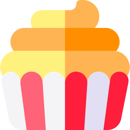 cupcake Basic Rounded Flat icon