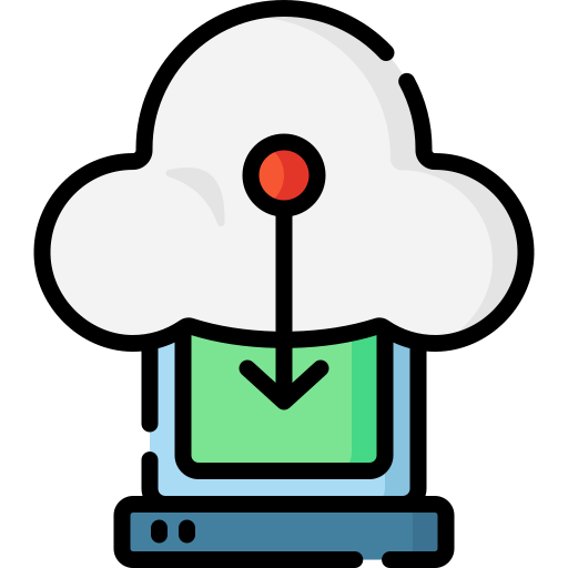 Облачный сервер Special Lineal color иконка