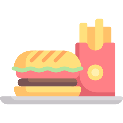 fast food Special Flat icon