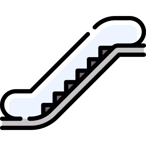 Stairs Special Lineal color icon
