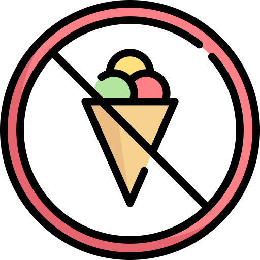 アイスクリームはありません Special Lineal color icon