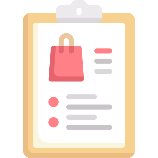 Shopping list Special Flat icon