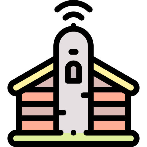 silo Detailed Rounded Lineal color icon