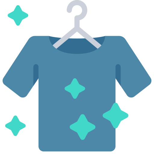 Clean clothes Juicy Fish Flat icon