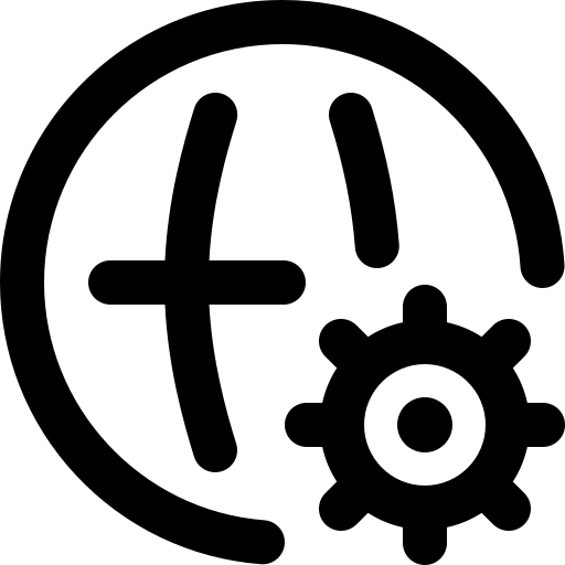 planeet Super Basic Orbit Outline icoon