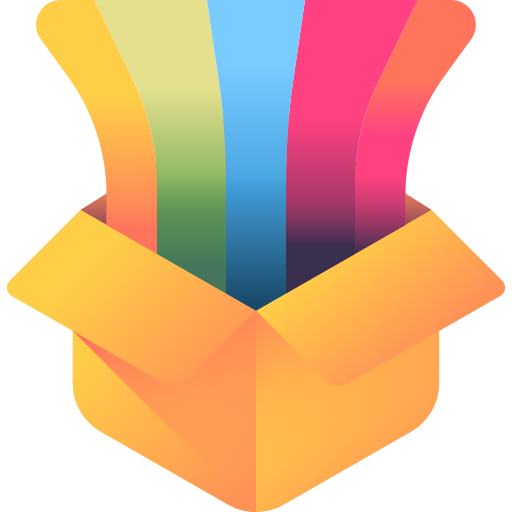 Think out of the box 3D Color icon