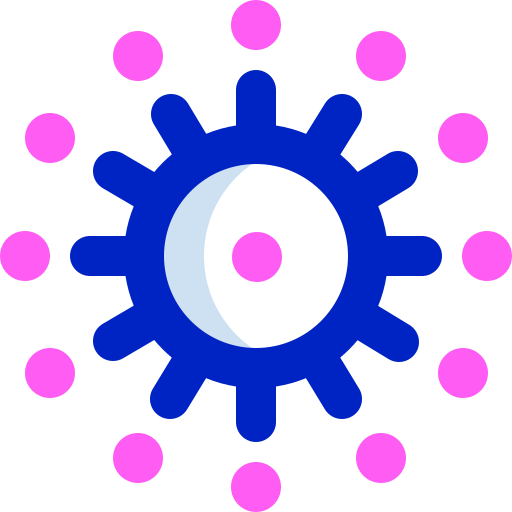 vírus Super Basic Orbit Color Ícone