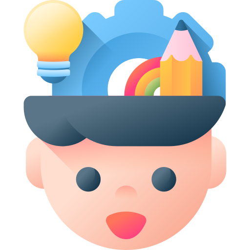 Design thinking 3D Color icon