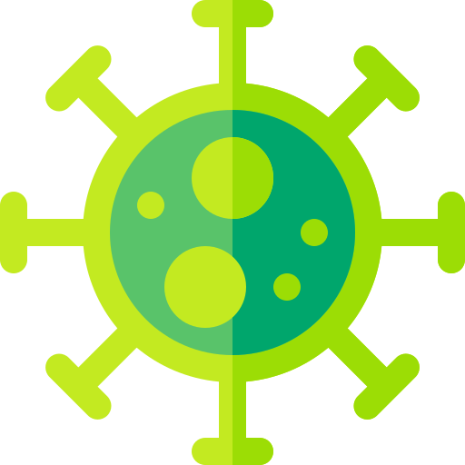 ウイルス Basic Rounded Flat icon