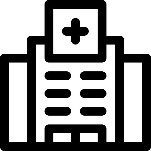 hôpital Basic Rounded Lineal Icône