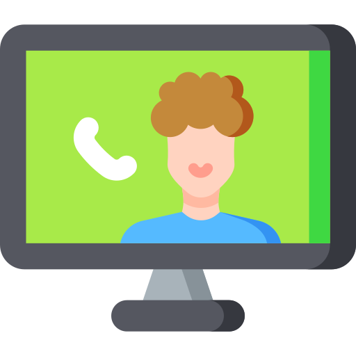 Videocall Special Flat icon