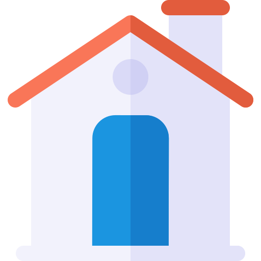 House Basic Rounded Flat icon