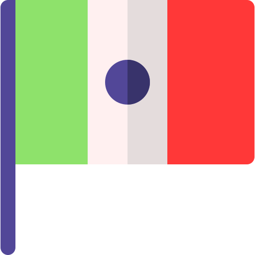mexicaanse vlag Basic Rounded Flat icoon