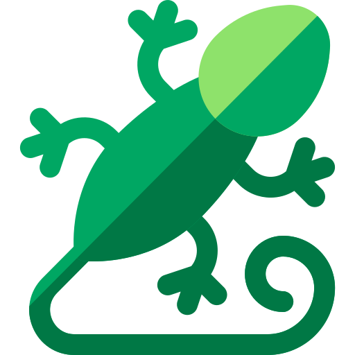 Gecko Basic Rounded Flat icon