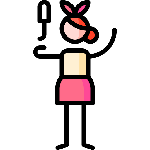 tampon Puppet Characters Lineal Color icon