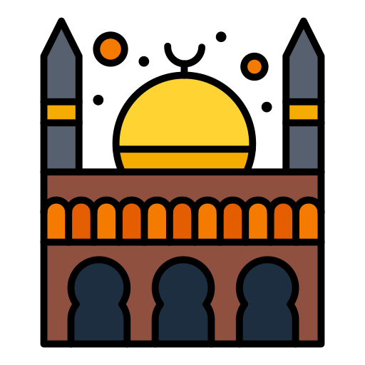 meczet Flatart Icons Lineal Color ikona