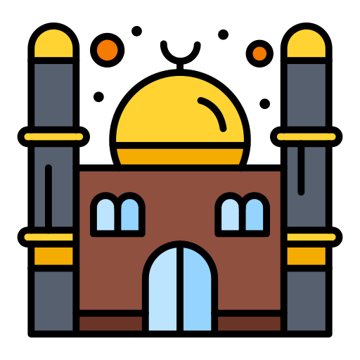 モスク Flatart Icons Lineal Color icon