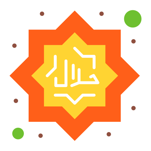 halal Flatart Icons Flat icono