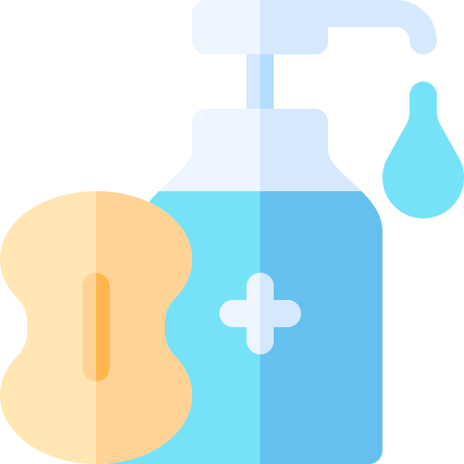 Мытье рук Basic Rounded Flat иконка