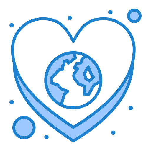Save the world Generic Blue icon