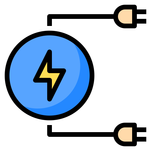elektrizitätsstation Phatplus Lineal Color icon
