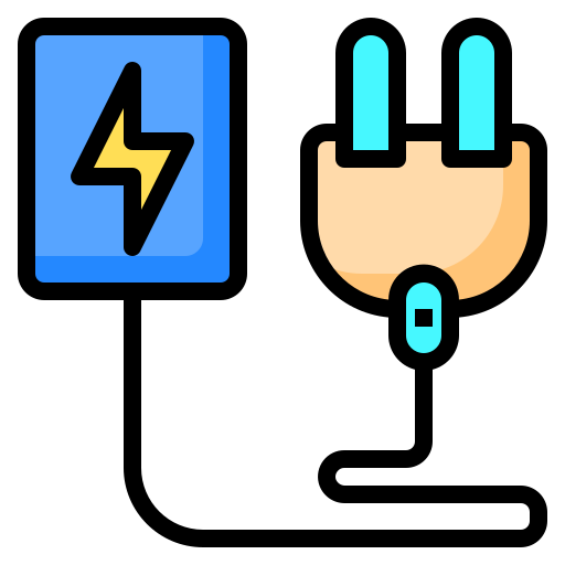 elektryczność Phatplus Lineal Color ikona