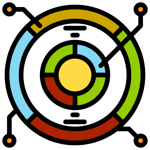 estadísticas xnimrodx Lineal Color icono