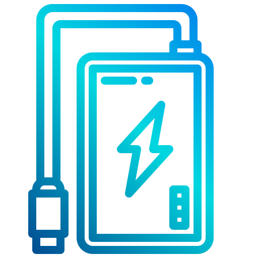 Power bank xnimrodx Lineal Gradient icon