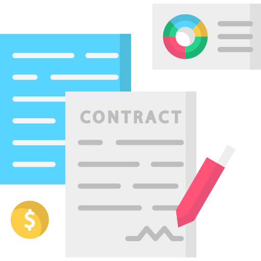 Contract SBTS2018 Flat icon
