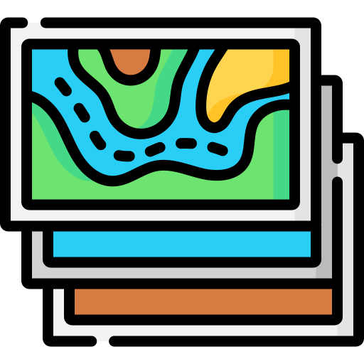 地図 Special Lineal color icon