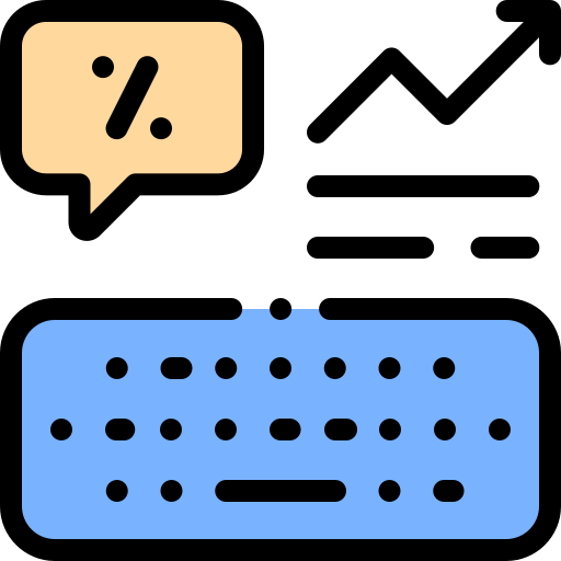 tastatur Detailed Rounded Lineal color icon