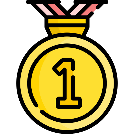 Gold medal Special Lineal color icon