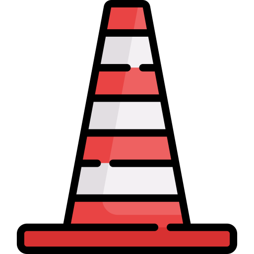 Traffic cone Special Lineal color icon