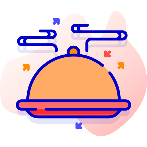 Food tray Special Ungravity Lineal color icon