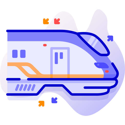 Скоростной поезд Special Ungravity Lineal color иконка