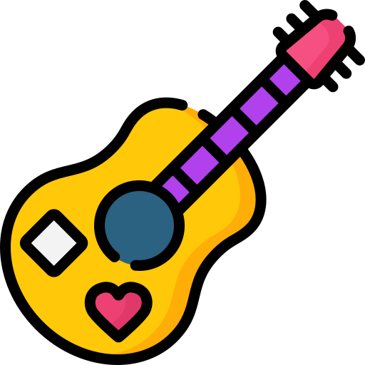 Guitar Special Lineal color icon