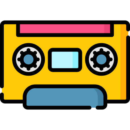 kaseta radiowa Special Lineal color ikona