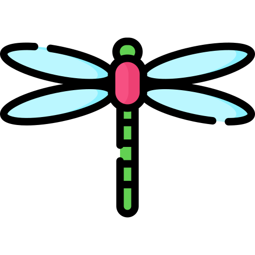 libellule Special Lineal color Icône