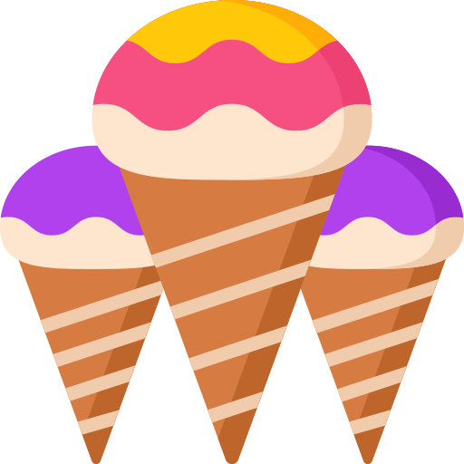 Ice cream Special Flat icon