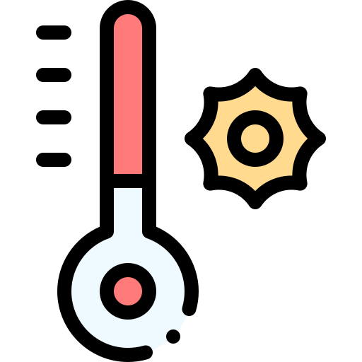 Sunny Detailed Rounded Lineal color icon